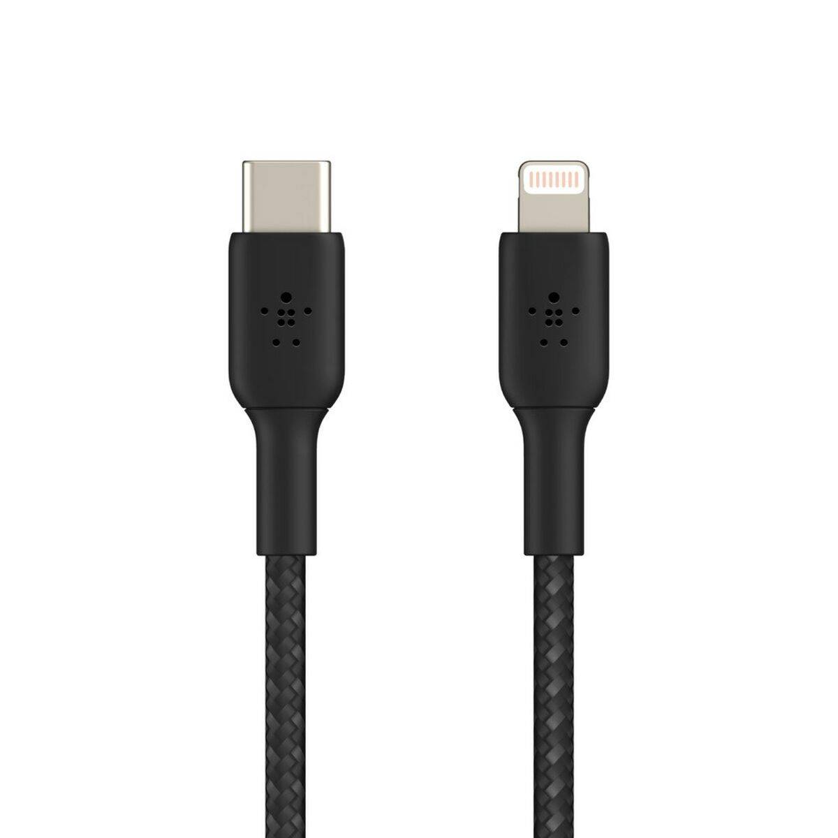 Cable USB-C a Lightning Belkin CAA004BT2MBK Negro 2 m