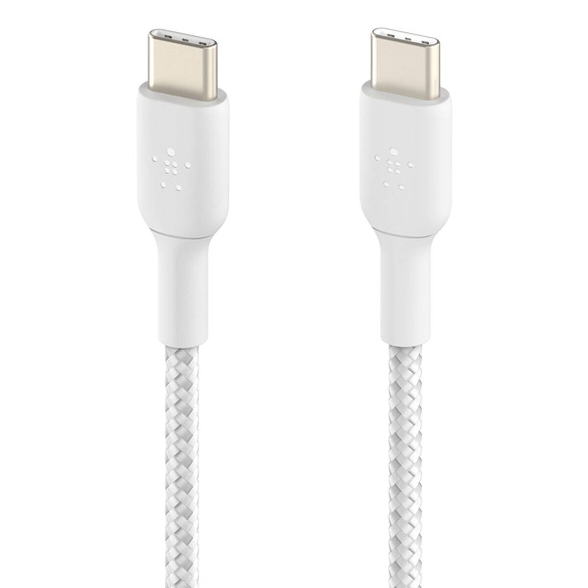 Cable USB-C a USB-C Belkin CAB004BT2MWH Blanco 2 m