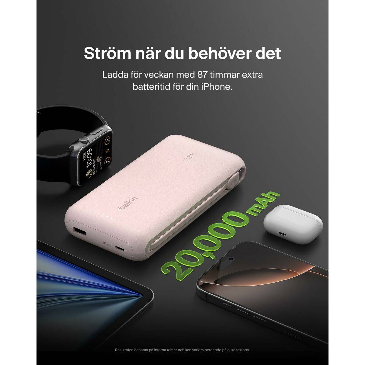 Powerbank Belkin BPB024HQPK Rosa 20000 mAh