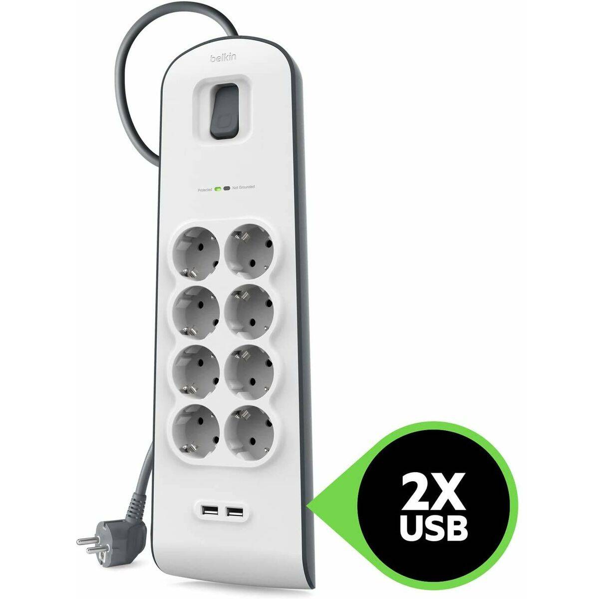 Protección contra sobretensión Belkin BSV804VF2M-V2