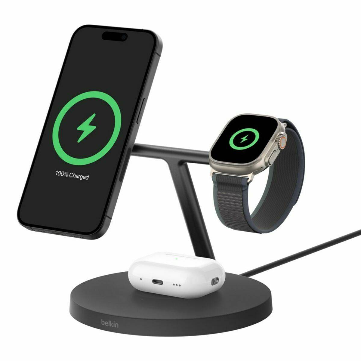 Cargador de Pared Belkin WIZ032KQBK Negro