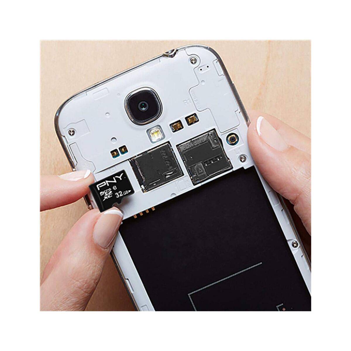 Tarjeta de Memoria Micro SD con Adaptador PNY Performance Plus 128 GB