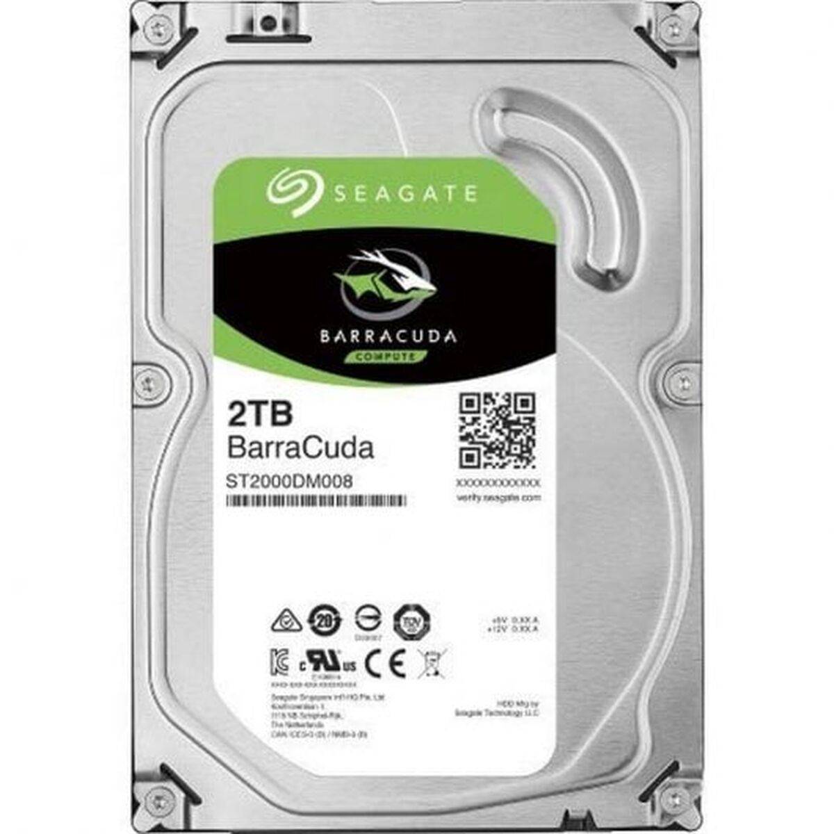 Disco Duro Seagate ST2000DM008 3,5" 2 TB HDD 7200 rpm