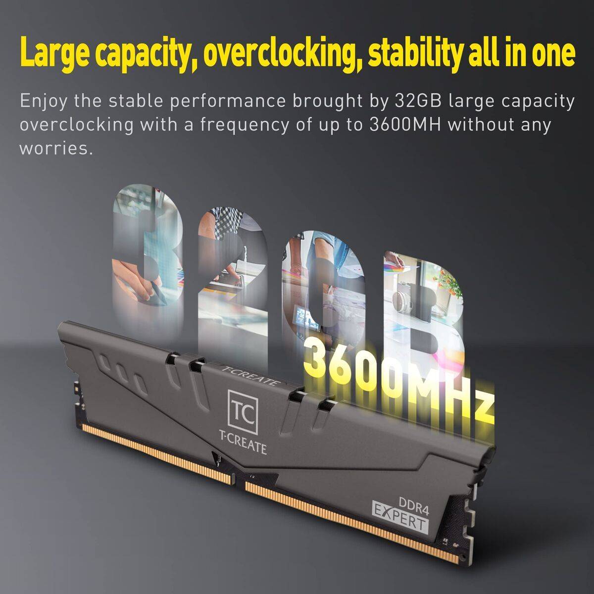 Memoria RAM Team Group TTCED432G3600HC18JDC01 32 GB DDR4 3600 MHz CL18