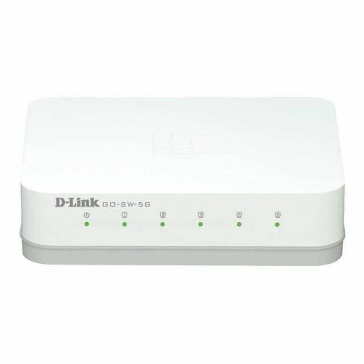 Switch D-Link GO-SW-5G Blanco Negro RJ45 Ethernet LAN RJ45 x 5