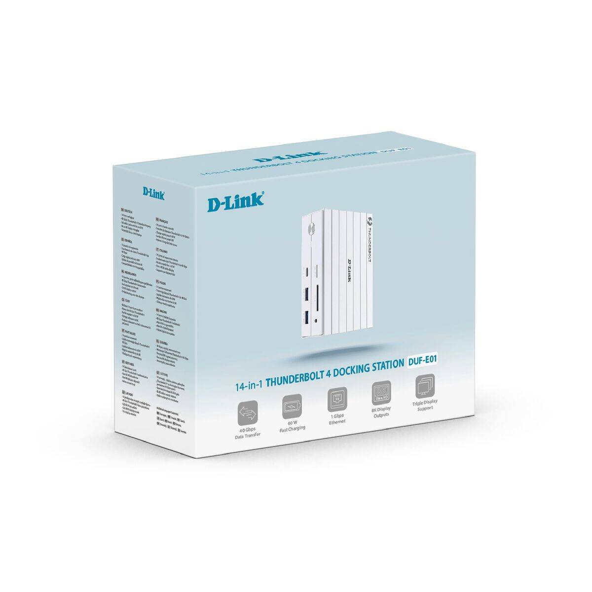 Hub USB D-Link DUF-E01/E Negro