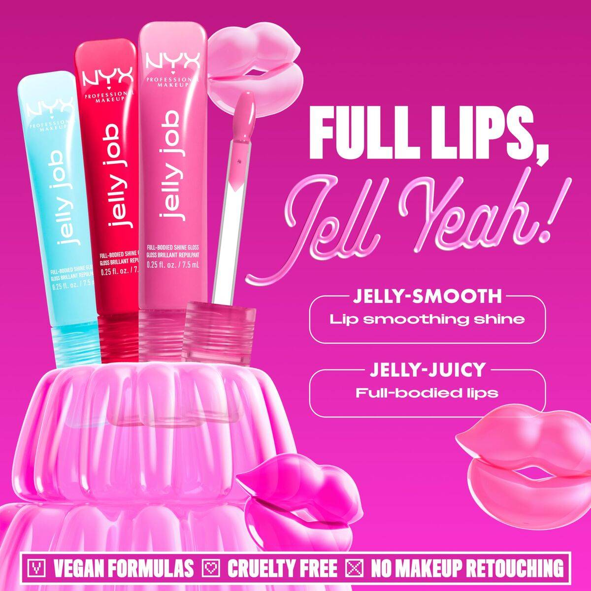 Pintalabios NYX JELLY JOB (1 unidad)