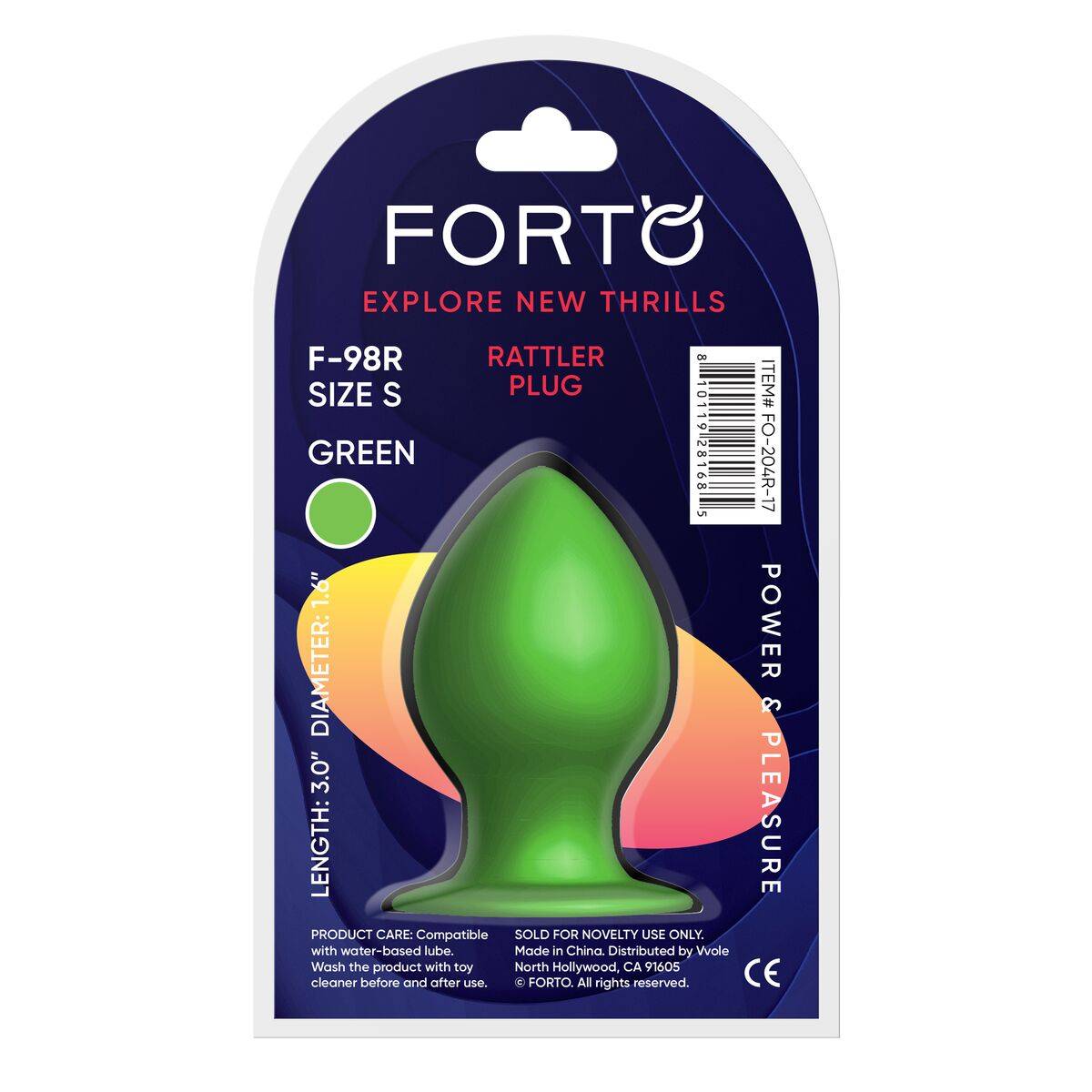 Plug Anal Forto Verde