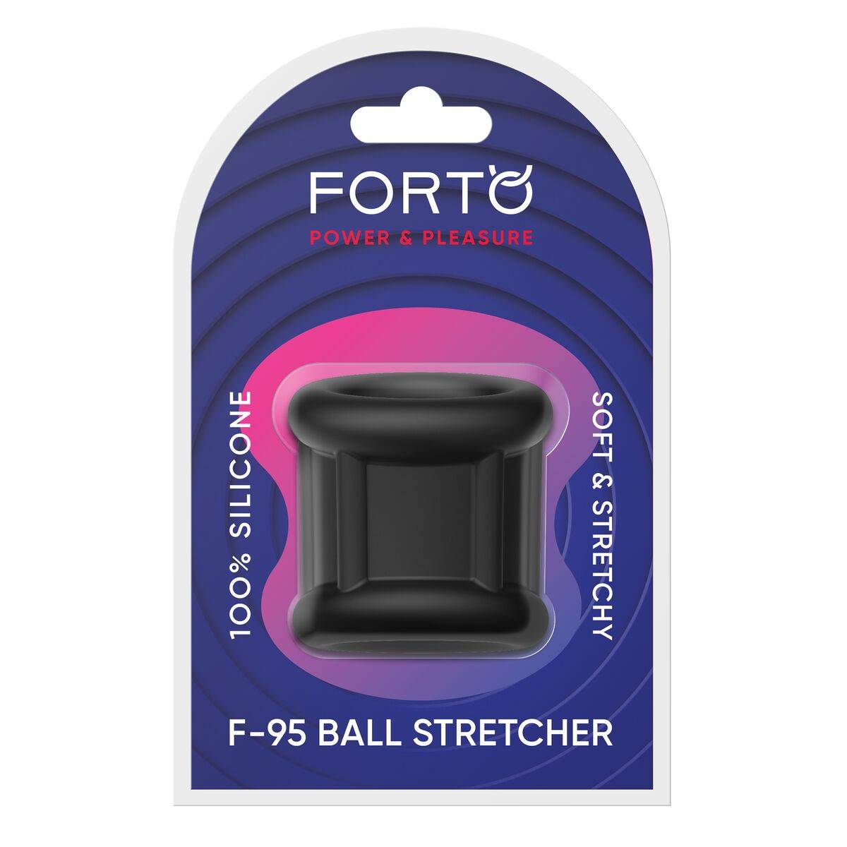 Anillo para el Pene Forto Negro (Talla única)