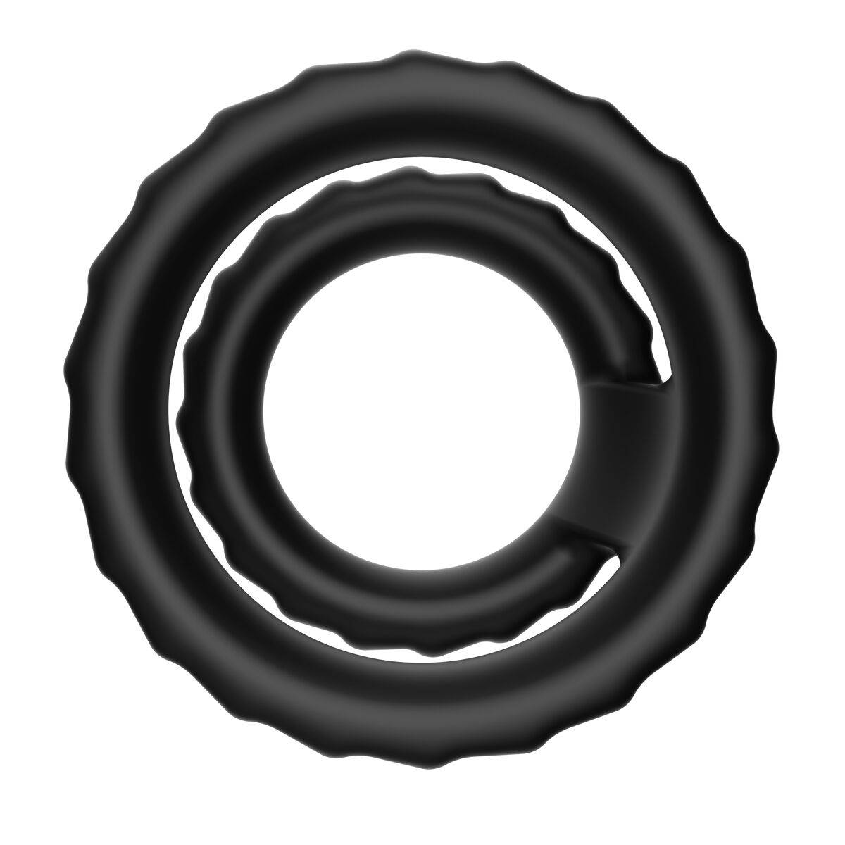 Anillo para el Pene Forto Negro (Talla única)