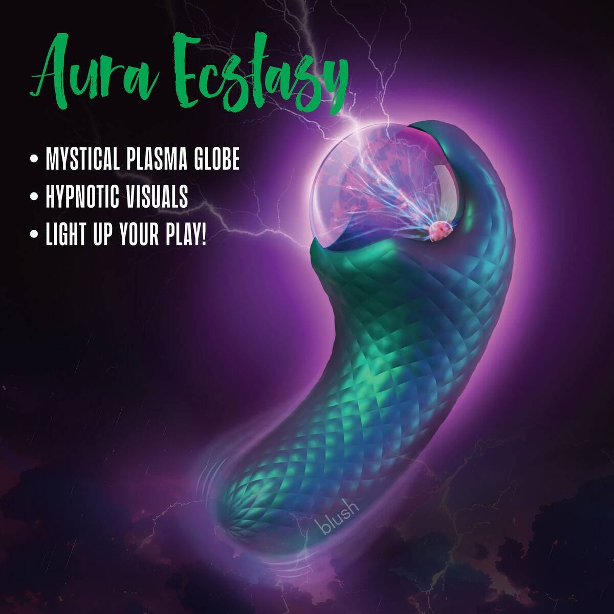 Vibrador anal Blush Temptasia Azul