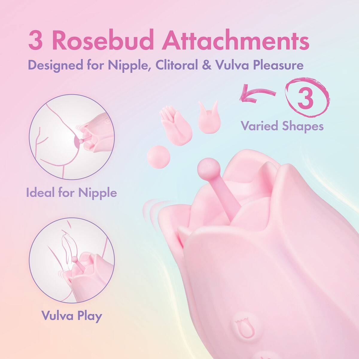 Masajeador Blush Play with me Rosa