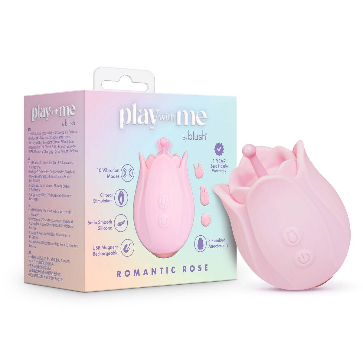 Masajeador Blush Play with me Rosa