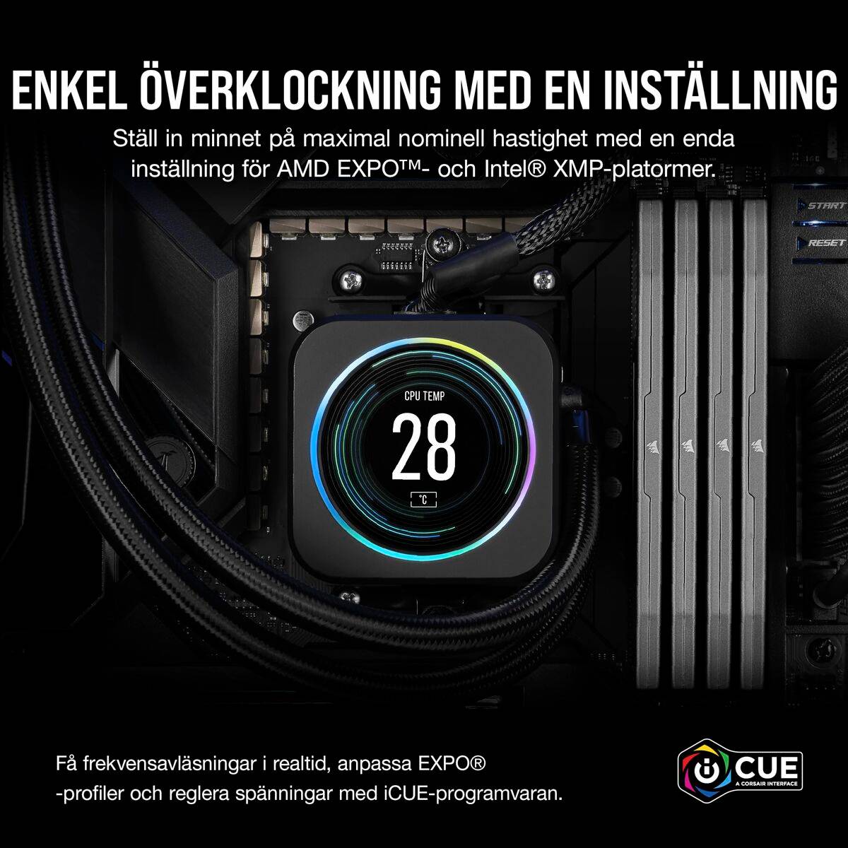 Memoria RAM Corsair CMK16GX5M2B5200Z40 16 GB DDR5 5200 MHz CL40