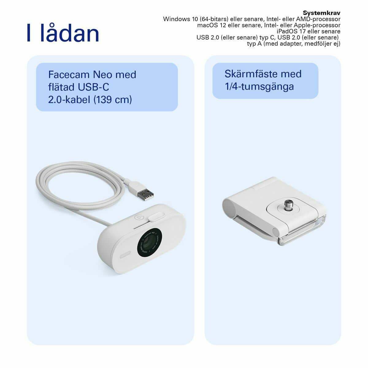 Webcam Elgato Facecam Neo