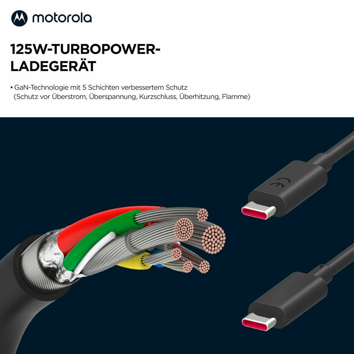 Cargador de Pared Motorola PG38C06280 Negro