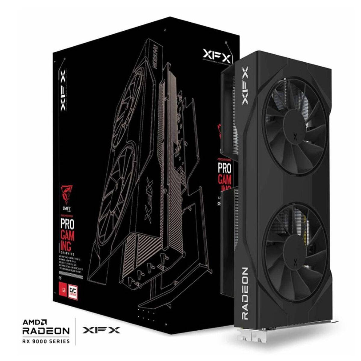 Tarjeta Gráfica XFX RX-96TSW8GBQ RADEON RX 9060 XT 8 GB GDDR6