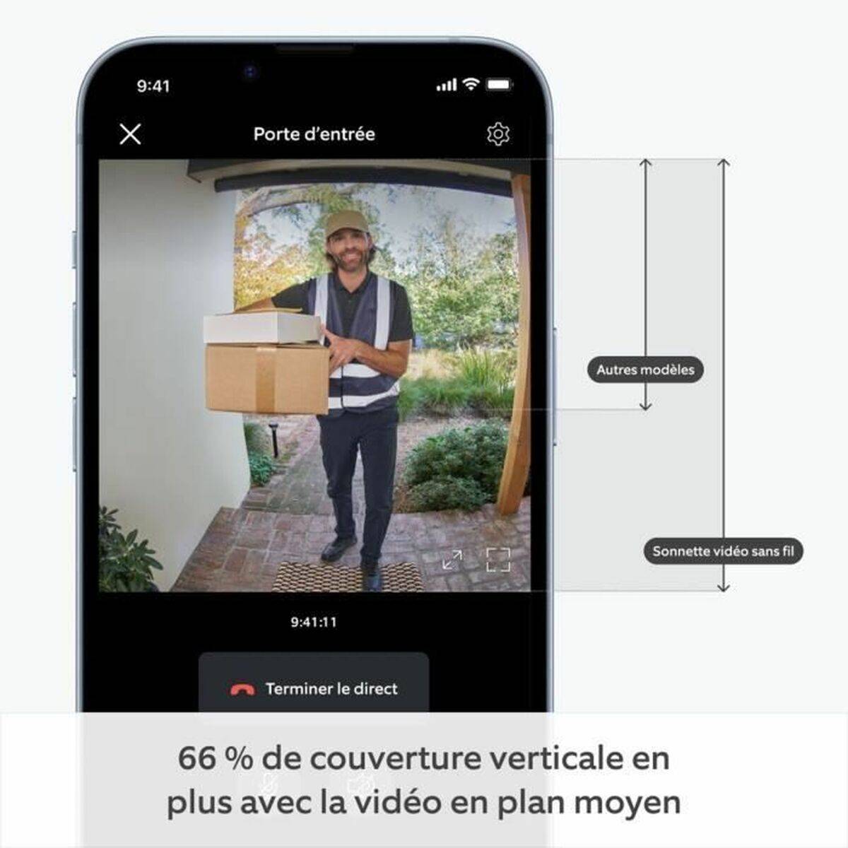 Videoportero Inteligente Ring Automotive Marrón