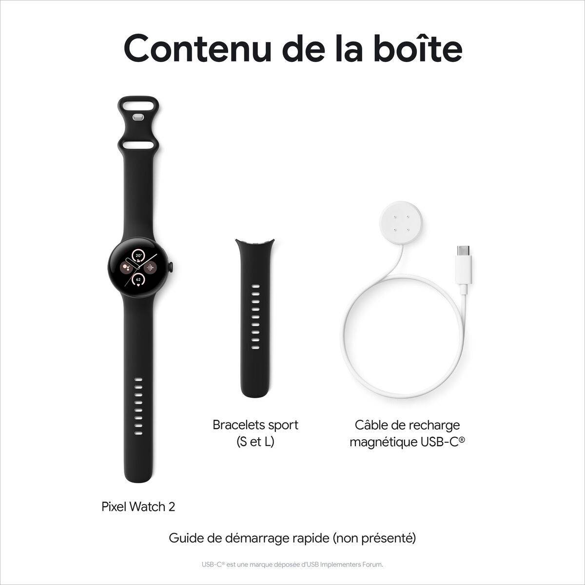 Smartwatch Google Pixel Watch 2 Negro 1,2" 41 mm Ø 41 mm