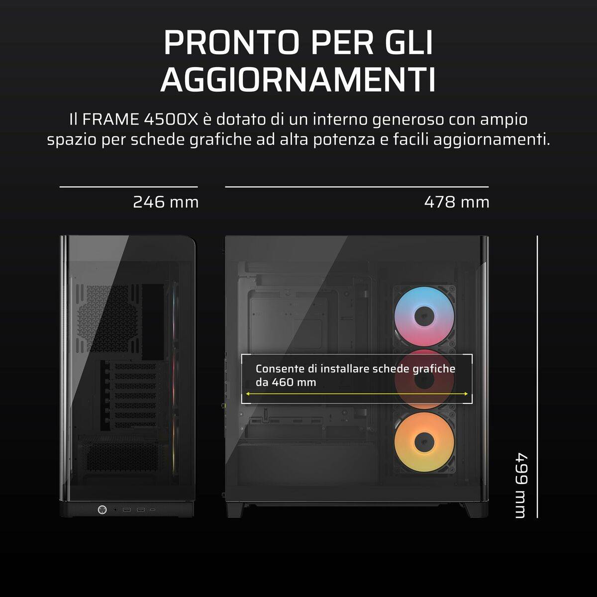 Caja Semitorre ATX Corsair 4500X Negro