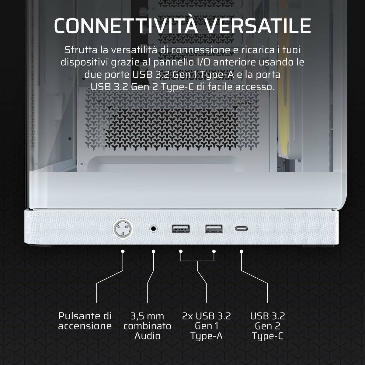 Caja Semitorre ATX Corsair CC-9011317-WW Blanco
