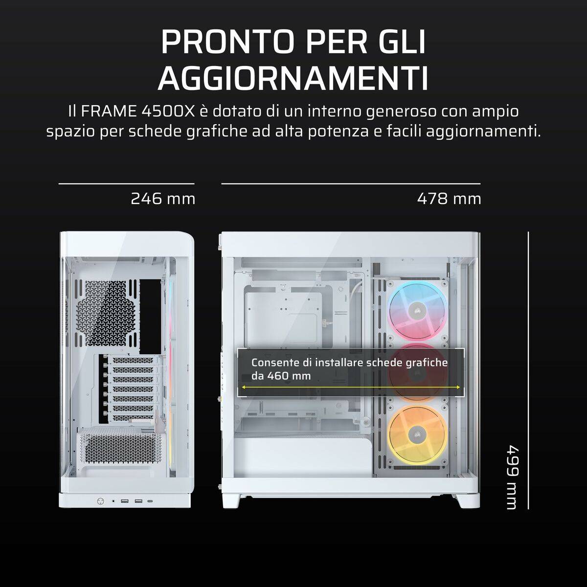 Caja Semitorre ATX Corsair CC-9011317-WW Blanco