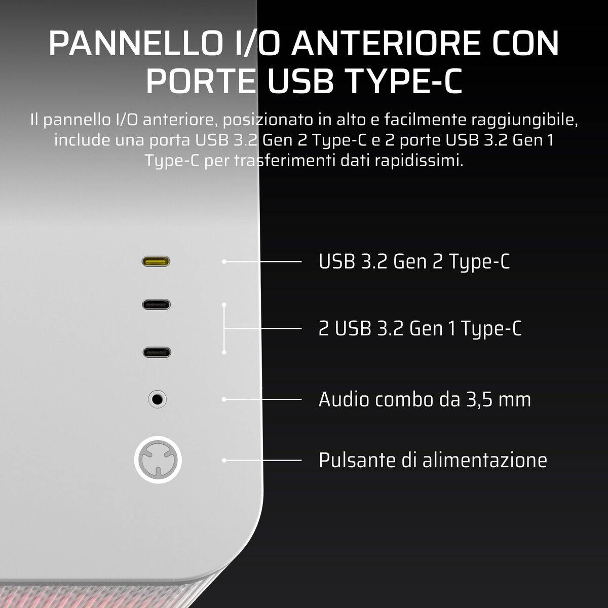 Caja Semitorre ATX Corsair CC-9011319-WW Blanco