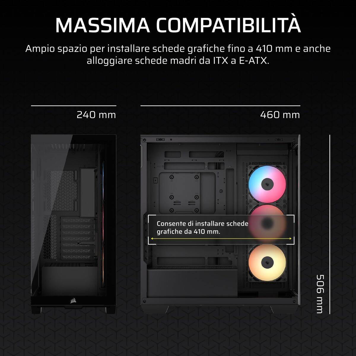 Caja Semitorre ATX Corsair CC-9011322-WW Negro
