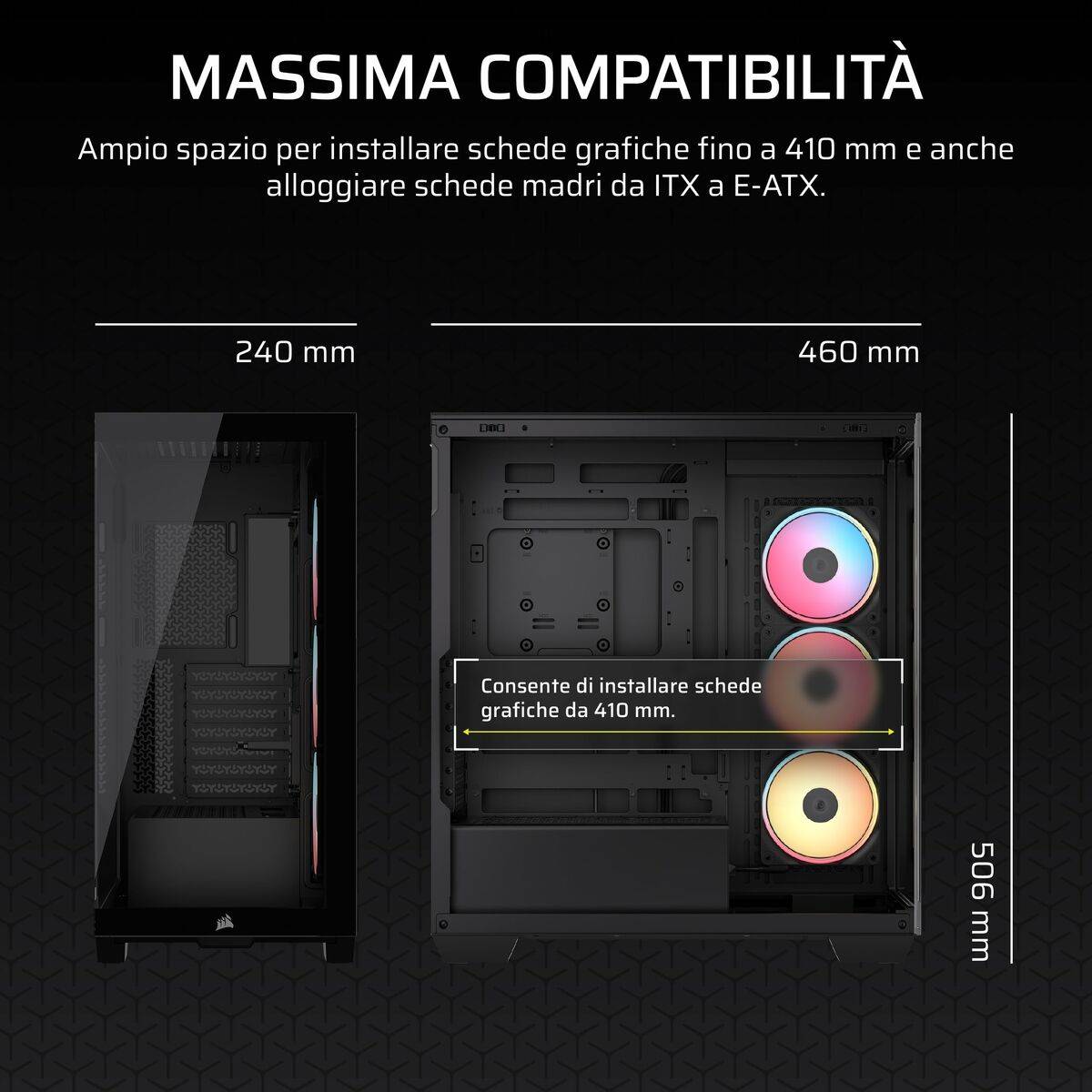 Caja Semitorre ATX Corsair CC-9011324-WW Negro
