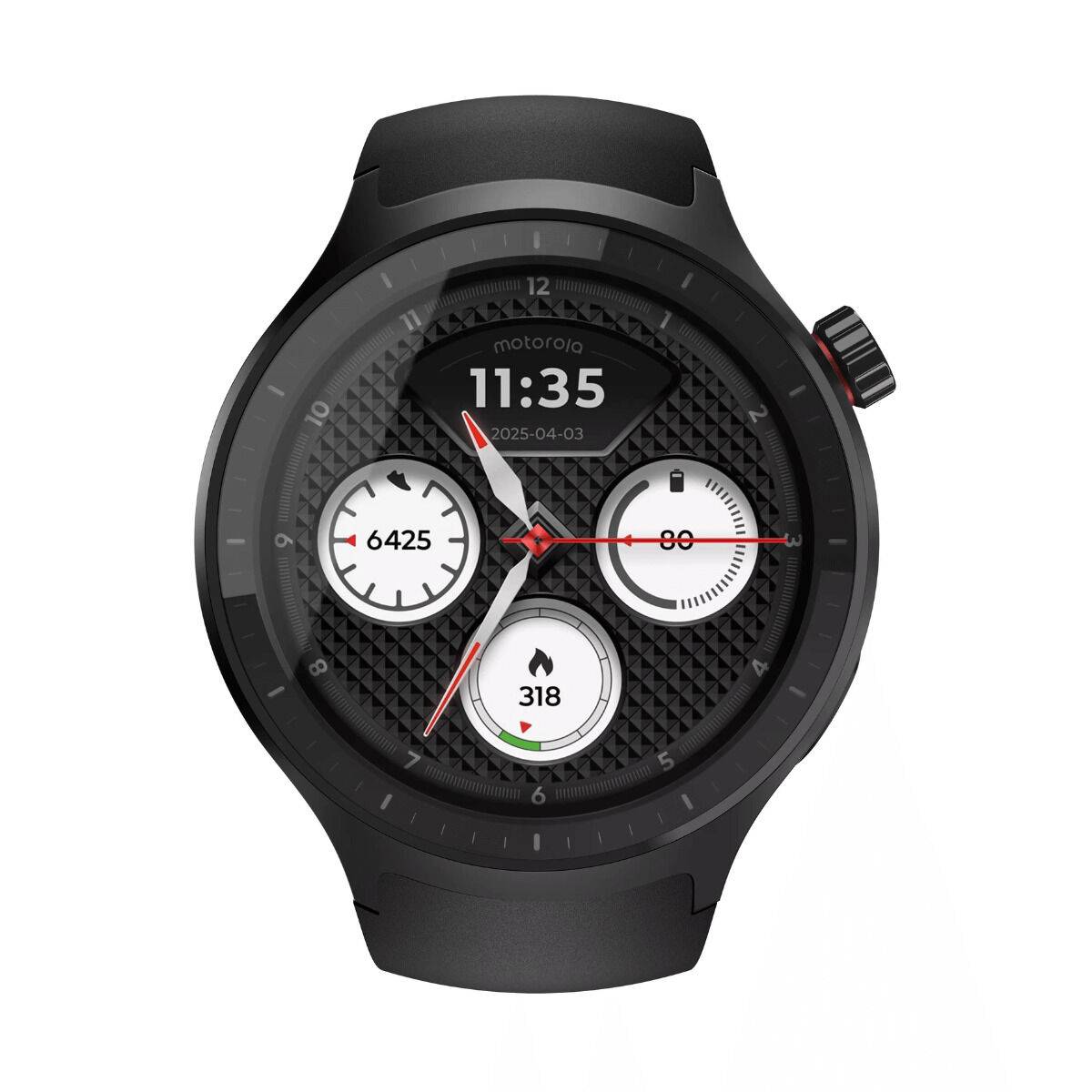 Smartwatch Motorola Moto Watch 47mm Negro 1,43" 47 mm 46 mm Ø 47 mm