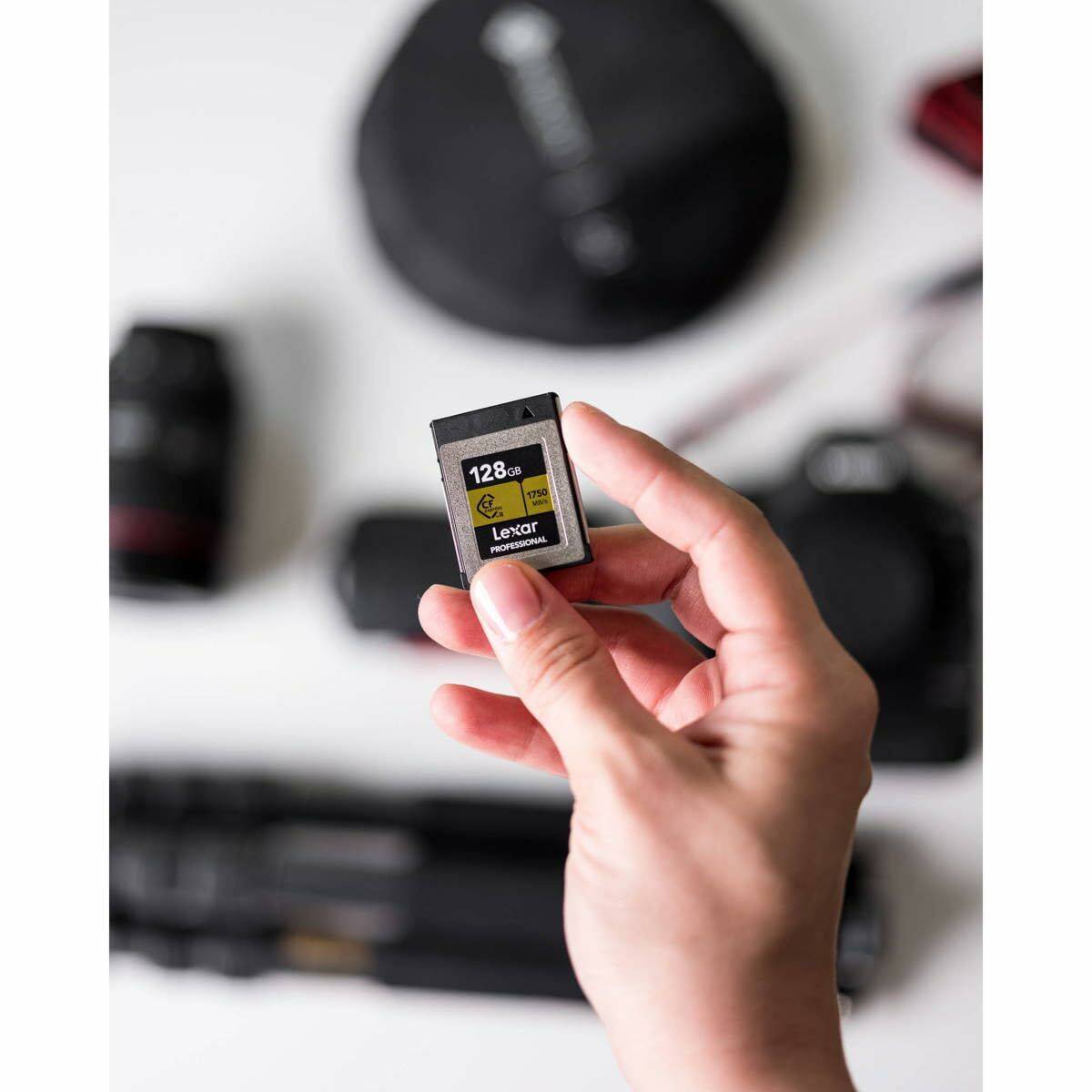 Tarjeta de Memoria SD Lexar LCXEXPR128G-RNENG 128 GB