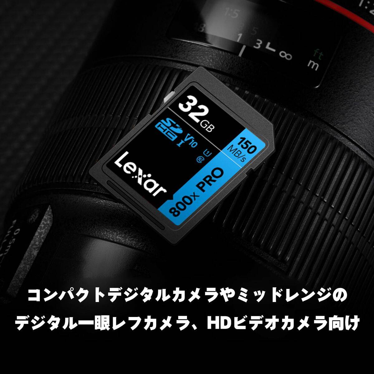 Tarjeta de Memoria Micro SD con Adaptador Lexar CL3800NW-ATA-XG 32 GB