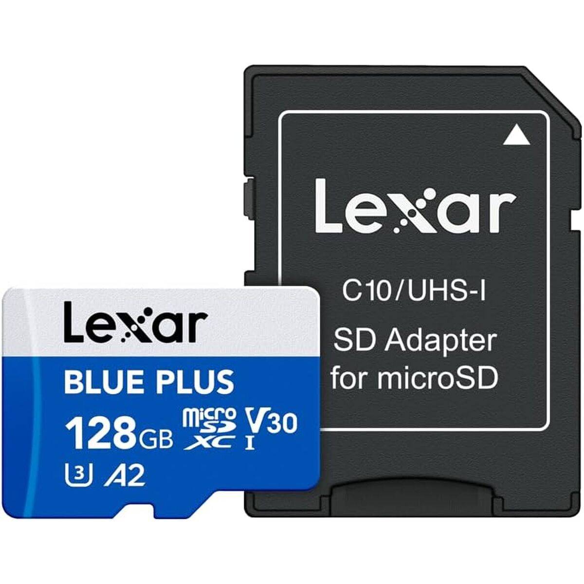Tarjeta de Memoria Micro SD con Adaptador Lexar LMSBLPL128G-BNANG 128 GB