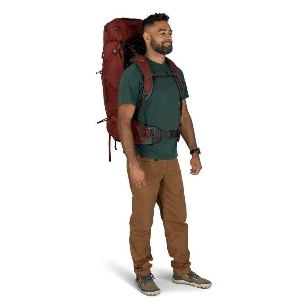 Mochila de Senderismo Osprey Aether 65 Rojo 65 L