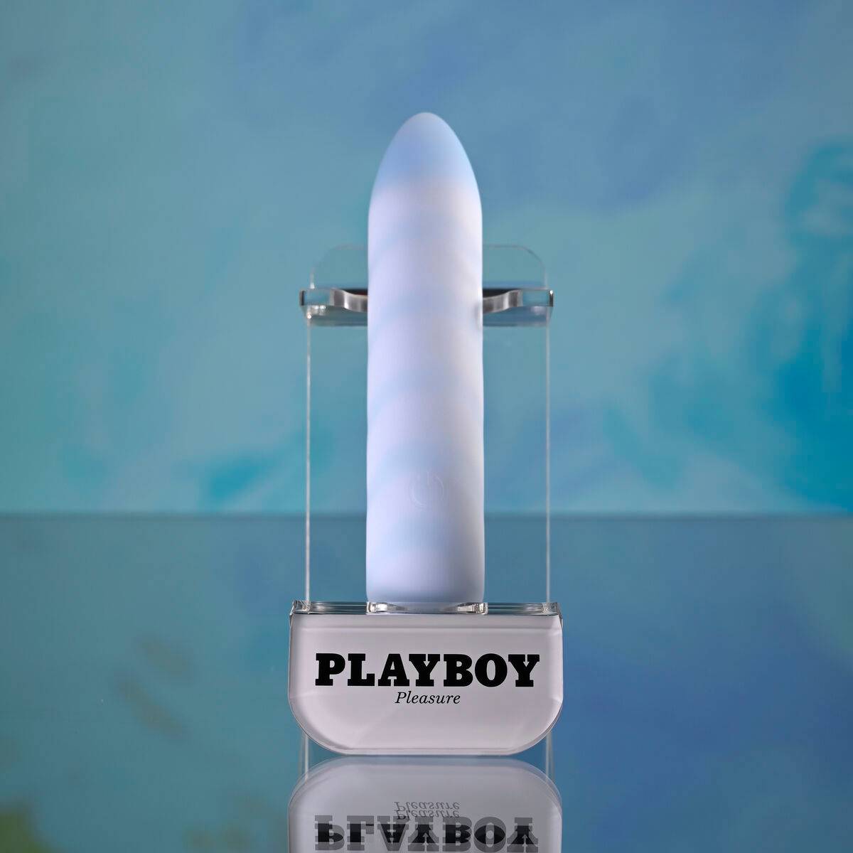 Vibrador Evolved Playboy Azul Blanco