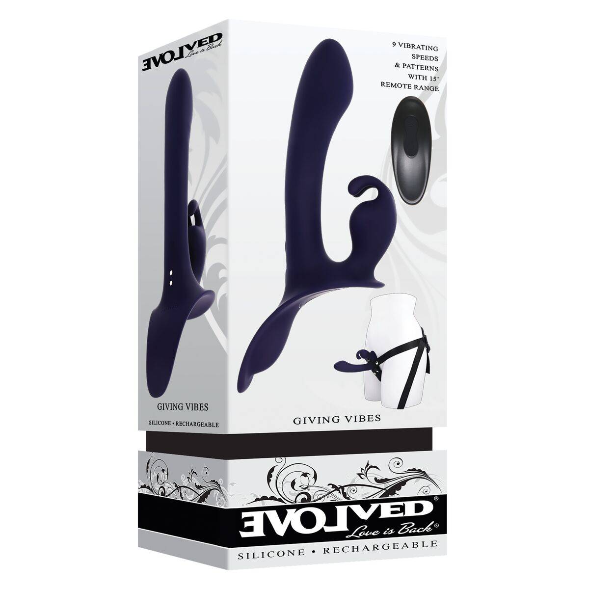 Consolador con arnés Evolved