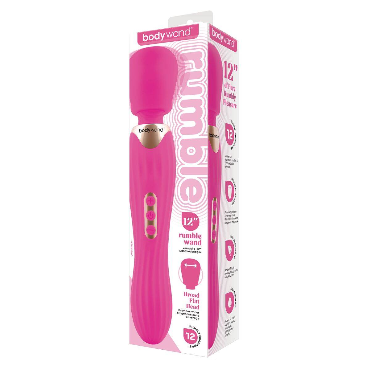 Masajeador Bodywand Wand 12 Rosa