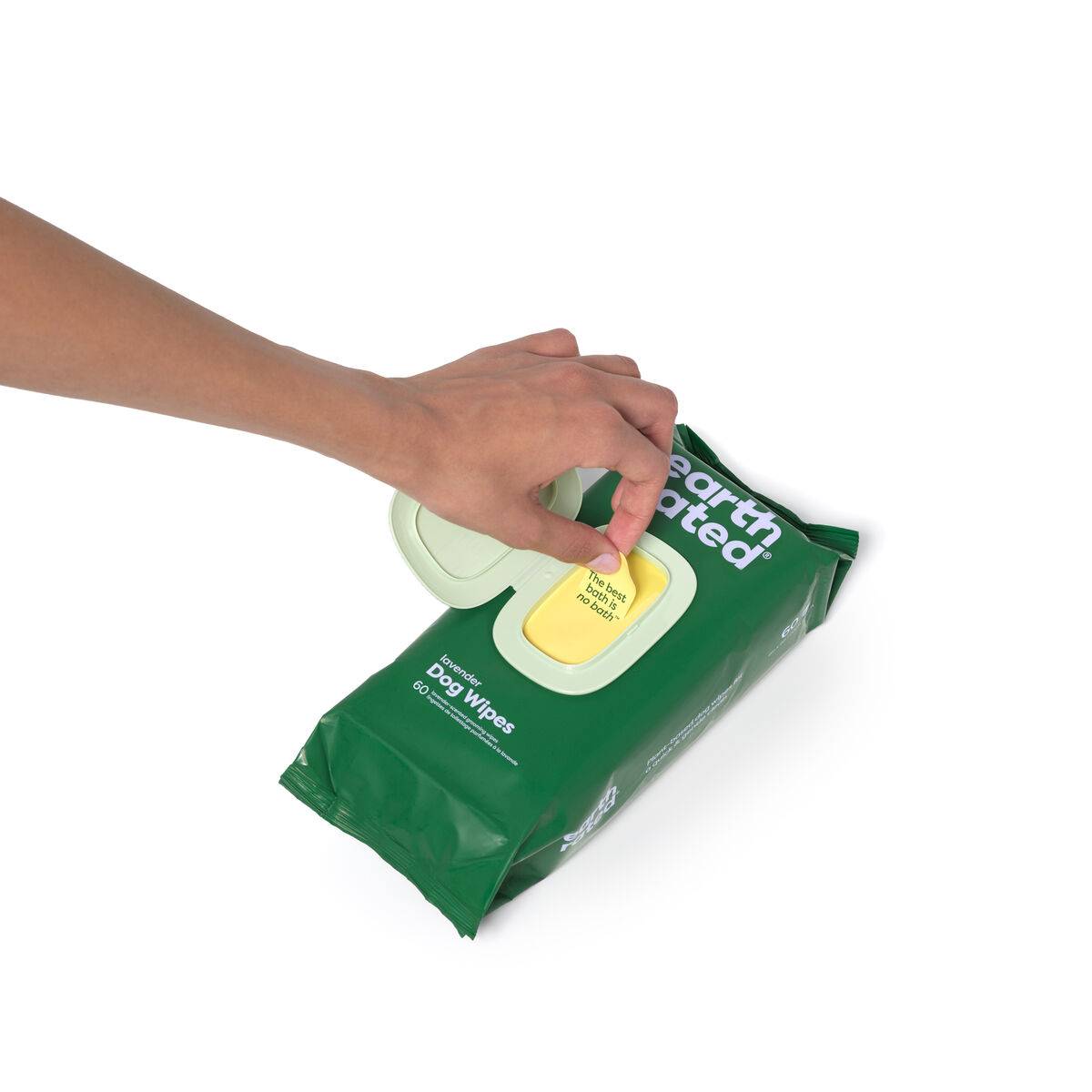 Toallitas Húmedas para Mascotas Earth Rated Lavanda (60 Piezas)