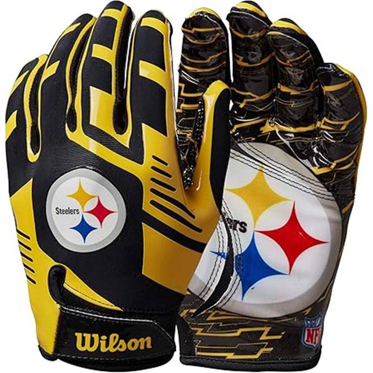 Guantes de receptor Wilson Ad Nfl Stretch