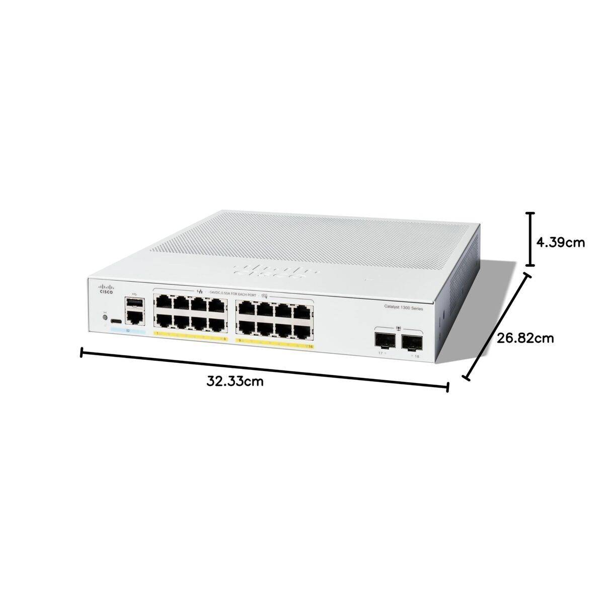 Switch CISCO C1300-16FP-2G