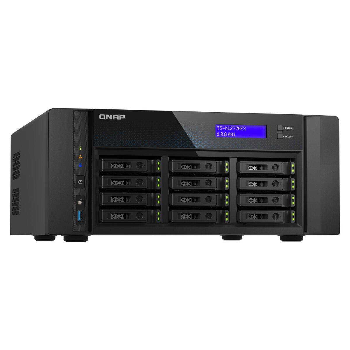 Almacenamiento en Red NAS Qnap TS-H1277AFX-R7-32G Negro