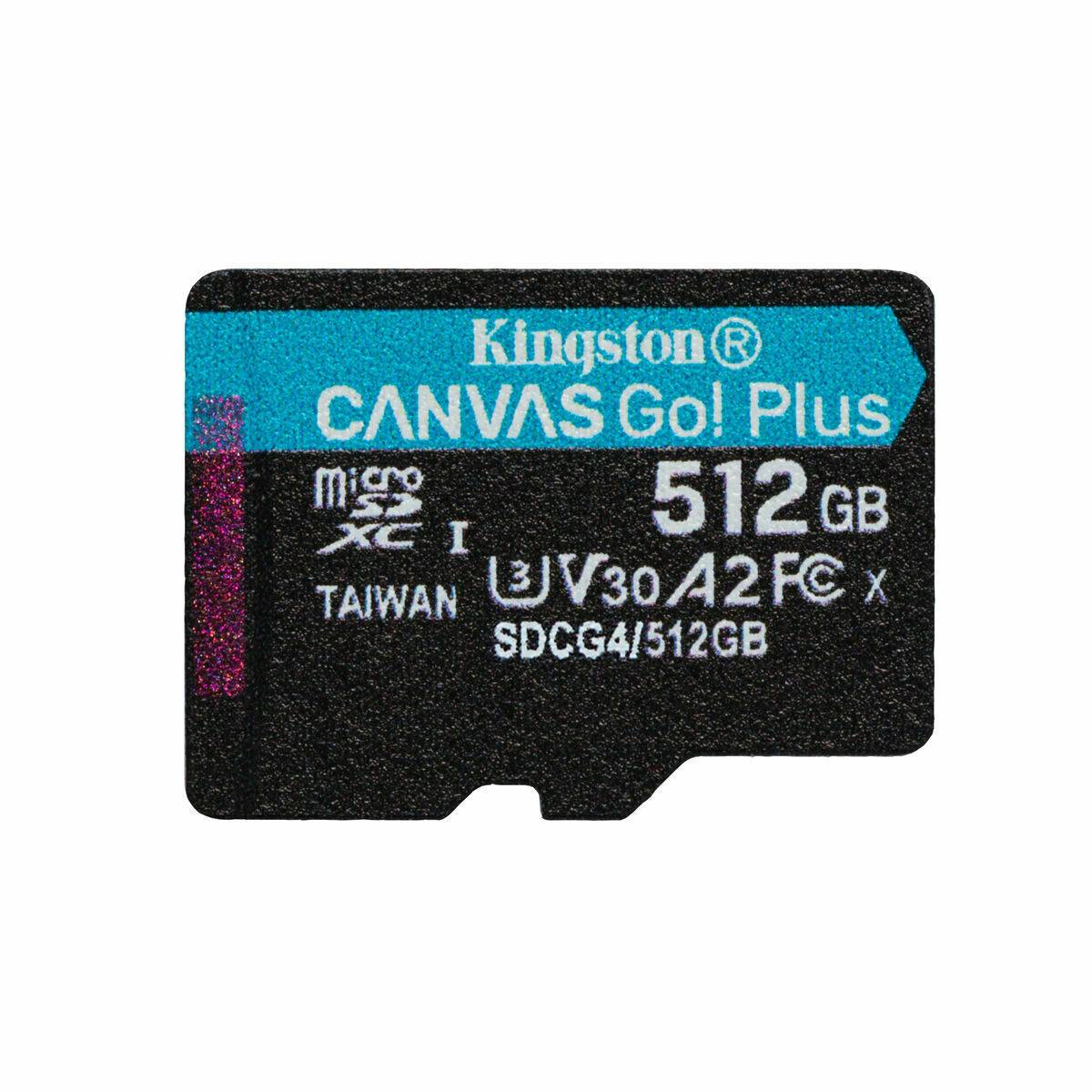 Tarjeta de Memoria Micro SD con Adaptador Kingston SDCG4/512GB 512 GB