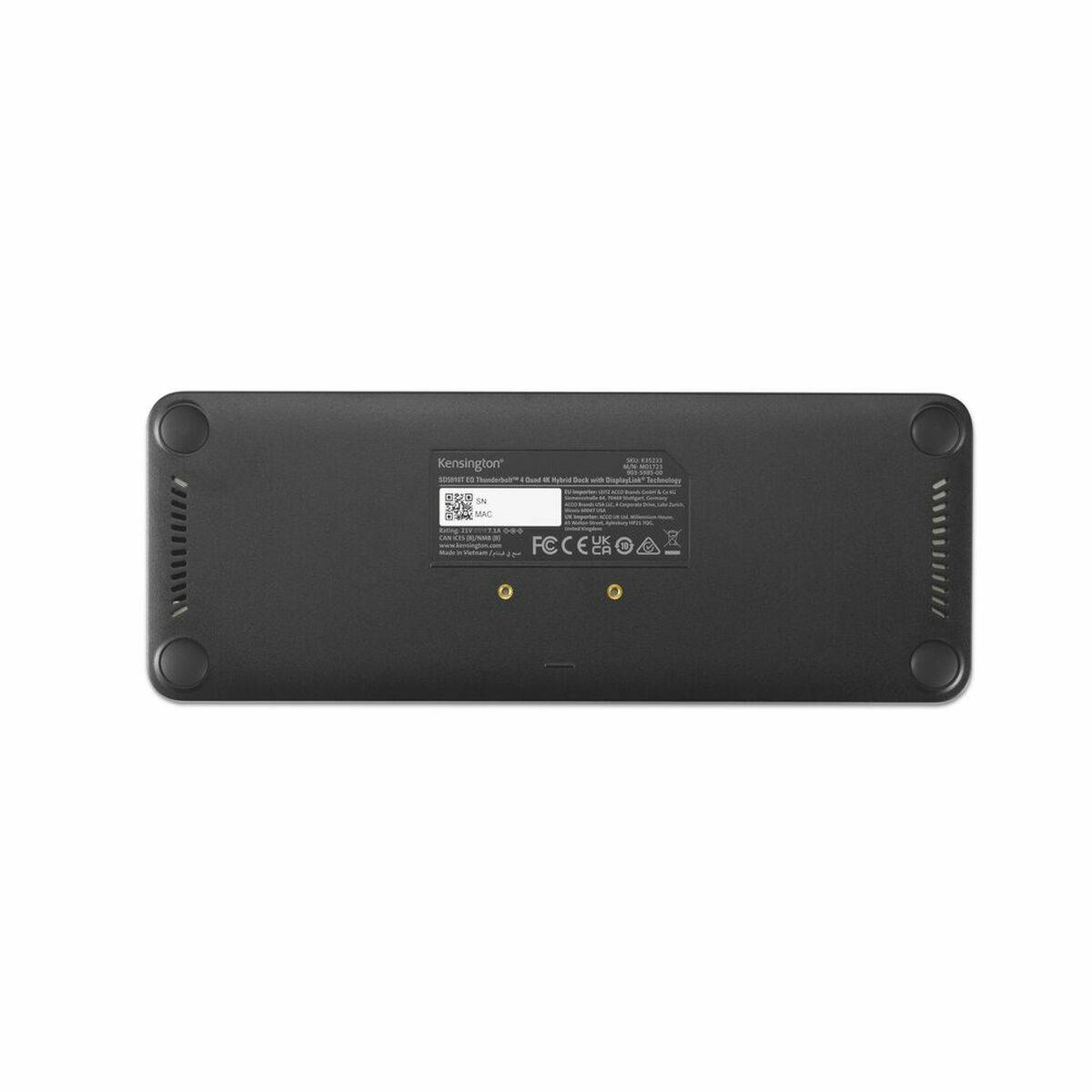 Hub USB Kensington K35234EU Negro