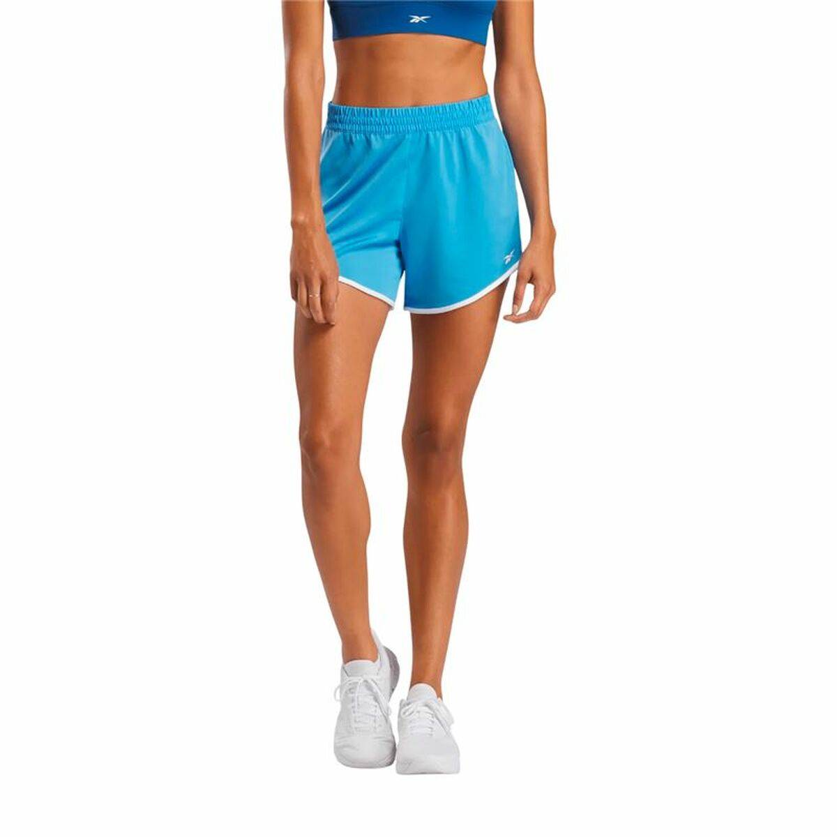 Pantalón Corto Deportivo Reebok Id Train Knit Azul
