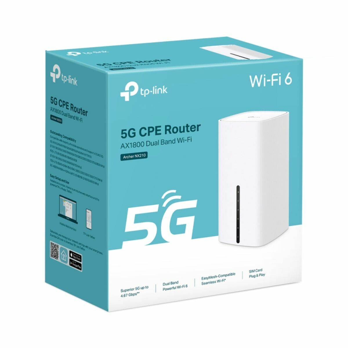 Router TP-Link ARCHERNX210 Blanco RJ45 Ethernet LAN Wi-Fi