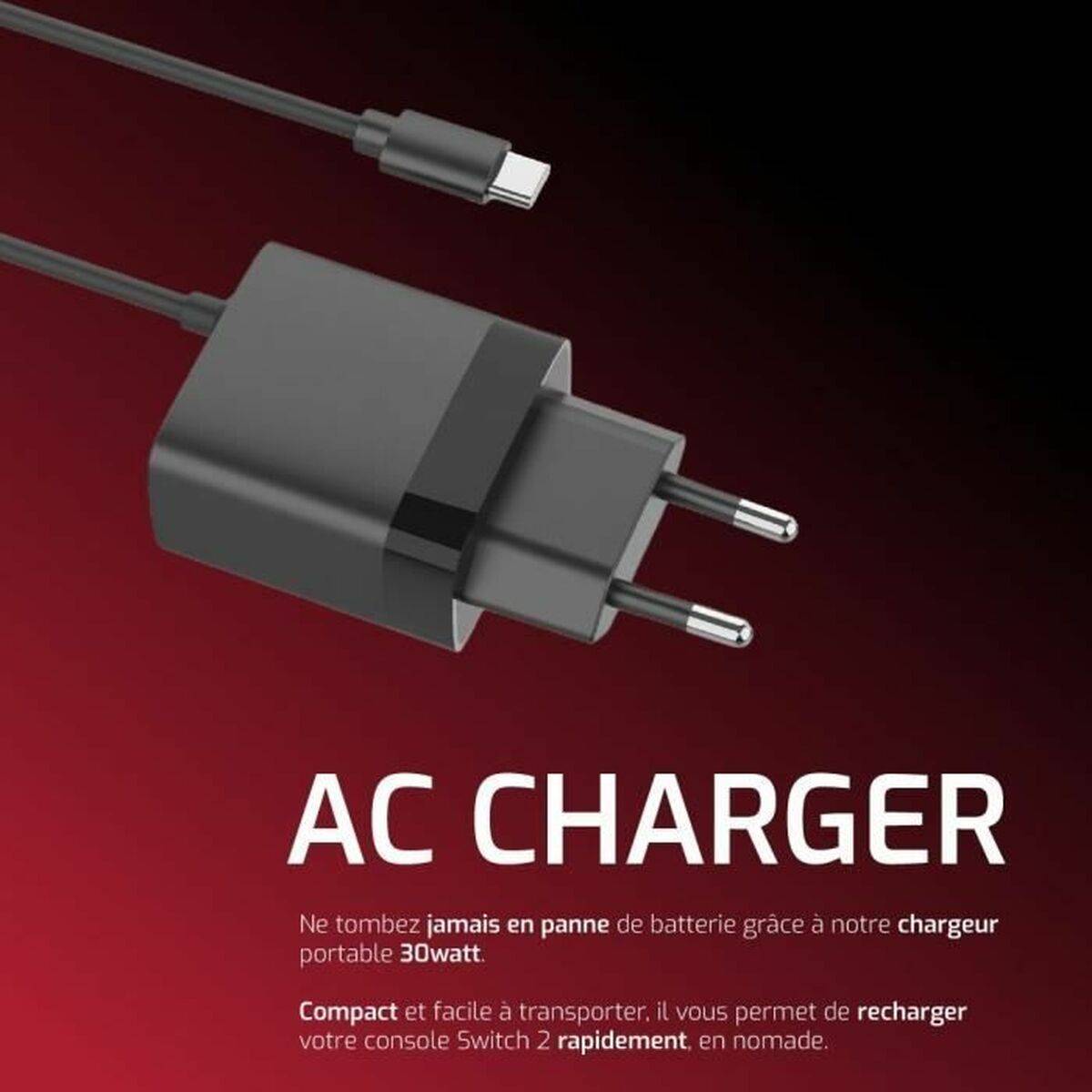 Cargador de Pared Onlan Nintendo Switch 2