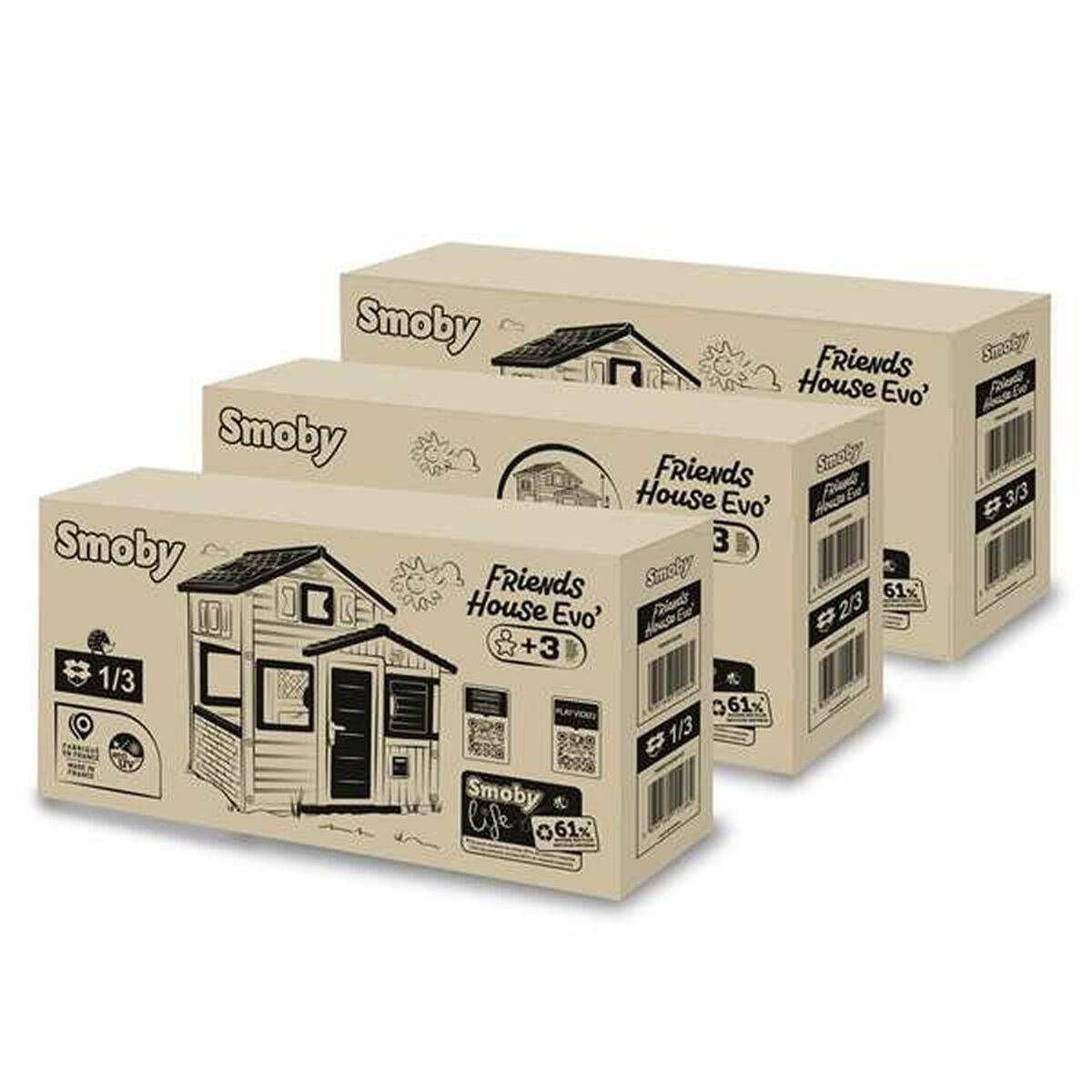 Casa Infantil de Juego Smoby Evo Friends 162 x 164 cm