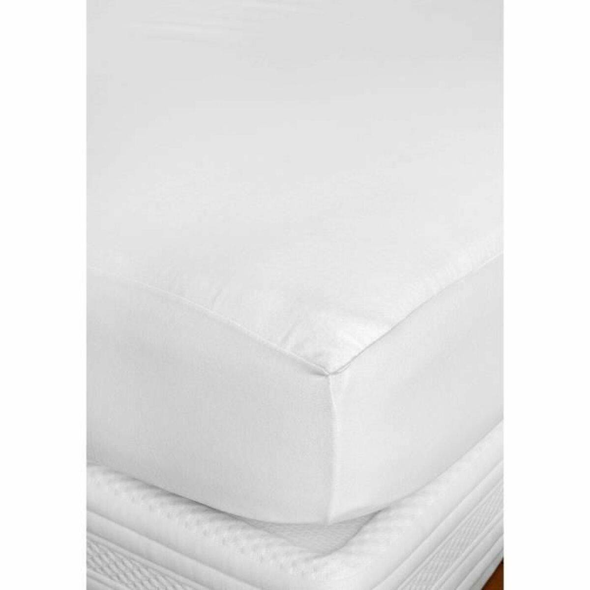 Protector de colchón Toison D'or 160 x 200 cm Blanco Cama de 160