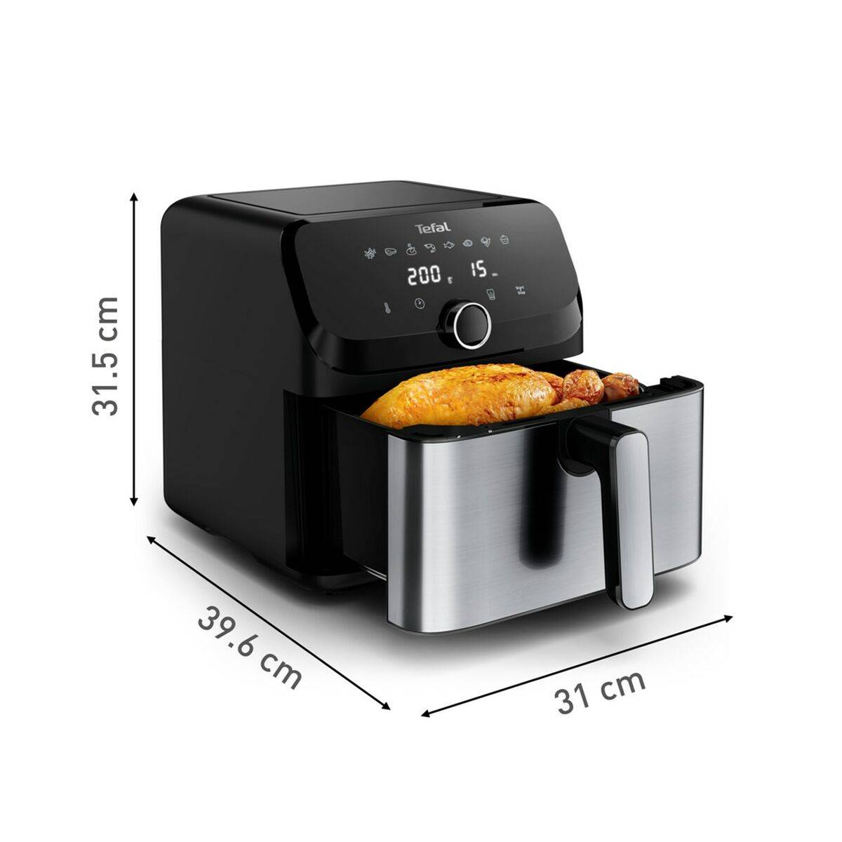 Freidora de Aire Tefal EY855D10 Negro 7,5 L