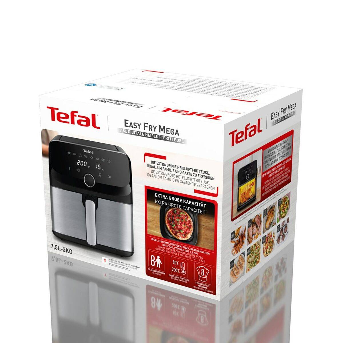 Freidora de Aire Tefal EY855D10 Negro 7,5 L